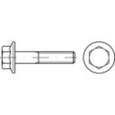 TOOLCRAFT 139759 Sechskantschrauben mit Flansch M16 60 mm Außensechskant DIN 6921 Stahl galvanisch verzinkt 50 St.