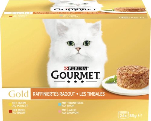 Gourmet Gold Ragout Fleisch & Fisch 24x85 g