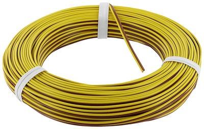econ connect ZKL014GEBR50 Litze 2 x 0.14 mm² Gelb, Braun 50 m