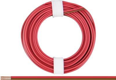 Donau Elektronik 225-08 Litze 2 x 0.25 mm² Rot-Braun 5 m