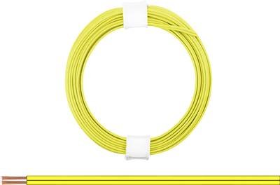 Donau Elektronik 114-33 Litze 2 x 0.08 mm² Gelb 5 m