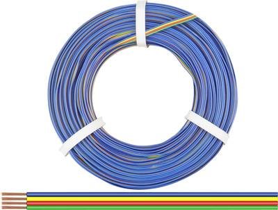 Donau Elektronik 418-50 Litze 4 x 0.14 mm² Grün, Rot, Gelb, Blau 50 m