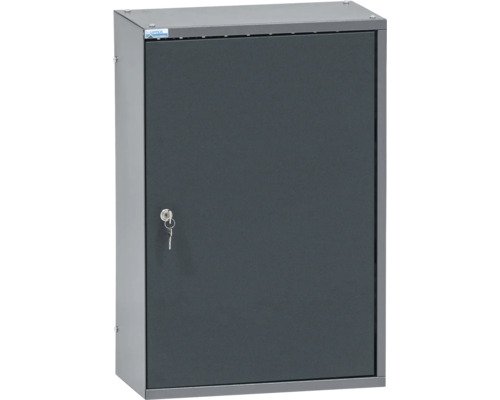 Küpper Hängeschrank 400 x 600 x 200 mm 2 Einlegeböden 1 Tür 1 Lochrückwand grau