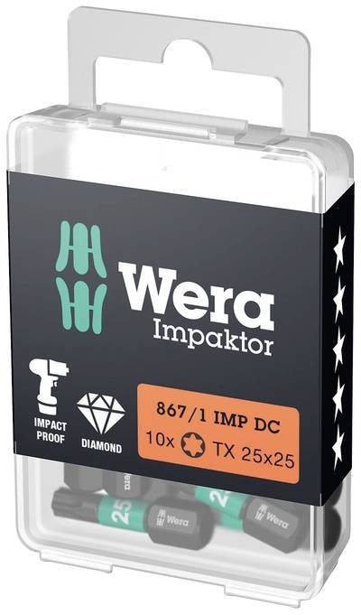Wera 05057624001 Torx-Bit T 20 D 6.3 10 St.