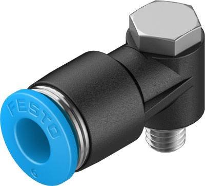 FESTO Steckverschraubung 190666 QSLV-M5-6 Außengewinde: M5 1 St.
