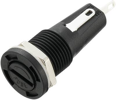 TRU COMPONENTS 1588080 TC-R3-54B Sicherungshalter Passend für (Sicherungen) Feinsicherung 5 x 20 mm 6.3 A 250 V/AC 1 St.