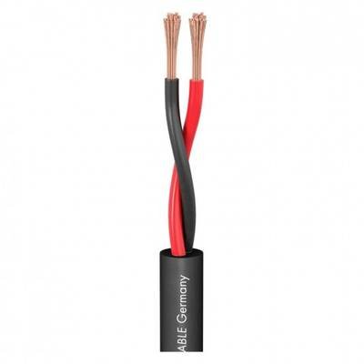 Sommer Cable 425-0051FC Lautsprecherkabel 2 x 2.5 mm² Schwarz Meterware
