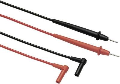 Fluke TL75-1 Sicherheits-Messleitungs-Set Lamellenstecker 4 mm Prüfspitze 1.20 m Schwarz, Rot 1 St.
