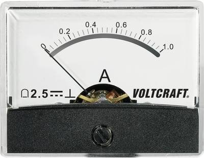 VOLTCRAFT AM-60X46/1A/DC AM-60X46/1A/DC Einbau-Messgerät AM-60X46/1A/DC 1 A Drehspule