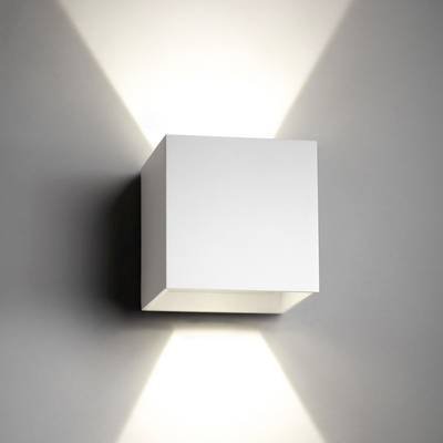 LED-Außenwandleuchte Cube