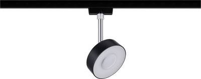 Paulmann Circle Hochvolt-Schienensystem-Leuchte URail LED fest eingebaut 5 W LED Schwarz (matt), Chrom