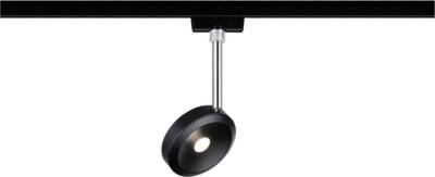 Paulmann Discus Hochvolt-Schienensystem-Leuchte URail LED fest eingebaut 5 W LED Schwarz (matt), Chrom