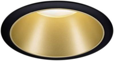 Paulmann 93403 Cole Coin Einbauleuchte LED 6 W Schwarz, Gold