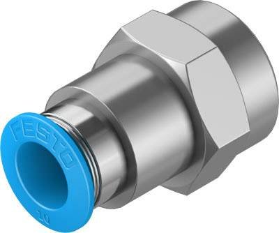 FESTO Gerade-Verbinder 153029 QSF-3/8-10-B Innengewinde G3/8" Rohr-Ø: 10 mm 1 St.