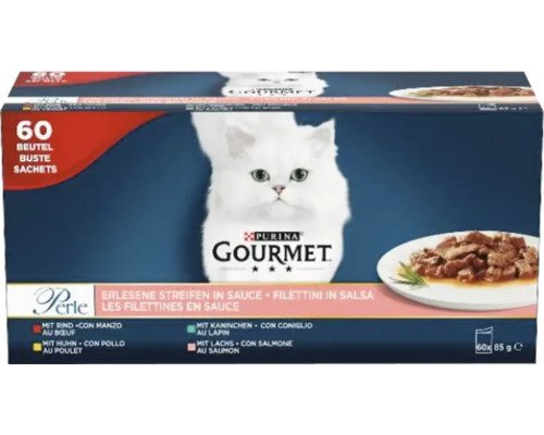 GOURMET Katzenfutter Multipack Perle Mix 60x85 g