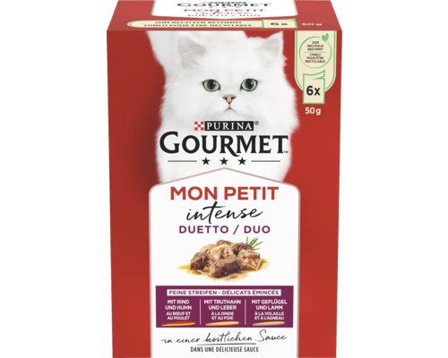 Katzenfutter Gourmet Mon Petit Duetti Mix Fleisch