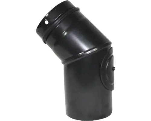 Bogen Ø 80 mm Stahlblech schwarz