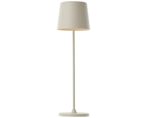 Akku Tischlampe Kaami beige höhenverstellbar