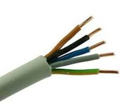 NYM-J 5x1,5 RG50 Mantelleitung NYM-J 5 G 1.5 mm² Grau 50 m