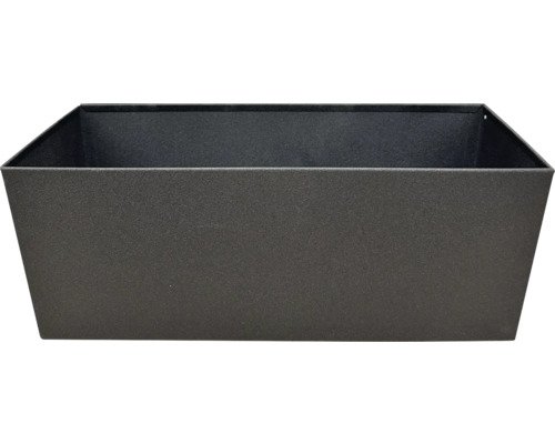 Blumenkasten Metall 32 cm x 14 cm x 12 cm anthrazit
