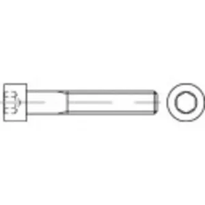 TOOLCRAFT TO-5382651 Zylinderschrauben M8 55 mm Innensechskant DIN 912 200 St.