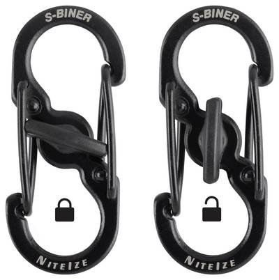 NITE Ize NI-LSBM-01-2R3 Karabiner MicroLock S-Biner 2 35 mm x 15 mm x 7 mm 2 St.