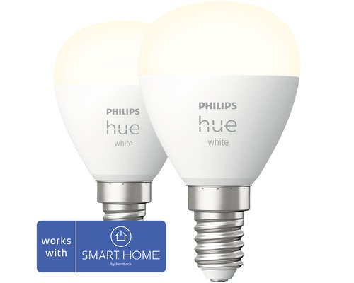 Philips hue LED-Lampe dimmbar E14 / 5,7 W matt 470 lm