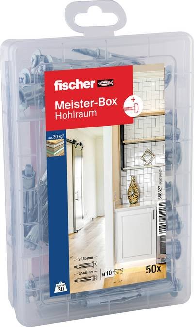 Fischer 558327 Dübel-Sortimentsbox 50 St.