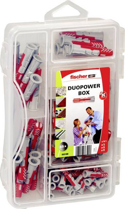 Fischer 553109 DUOPOWER-Box mini Dübel 85 St.