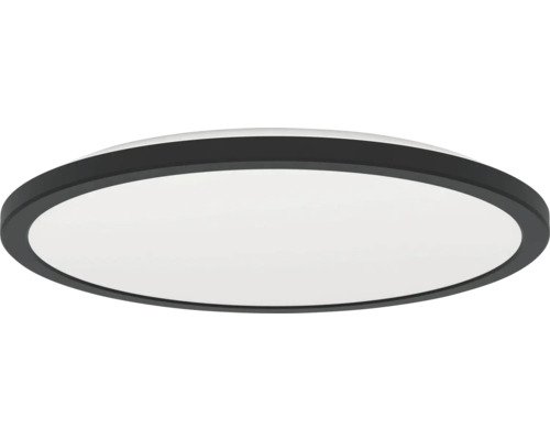 Deckenlampe Slim 18,5 W 2300 lm rund schwarz