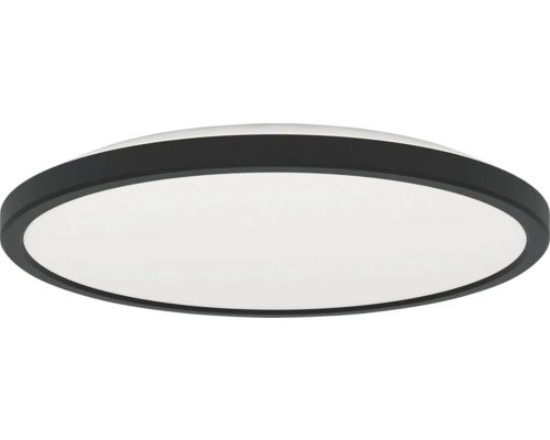 Deckenlampe Slim 13,9 W 1750 lm rund schwarz