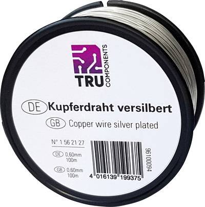 TRU COMPONENTS Kupferdraht Außen-Durchmesser (ohne Isolierlack): 1 mm 14 m