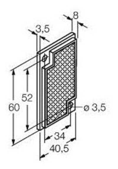 Turck Reflektor BRT-60X40C 3044997 1 St.
