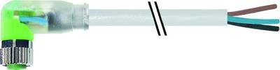 Murrelektronik 7000-08121-2100500 Sensor-/Aktor-Steckverbinder, unkonfektioniert M8 x 1 Buchse, gewinkelt 5.00 m Polzahl