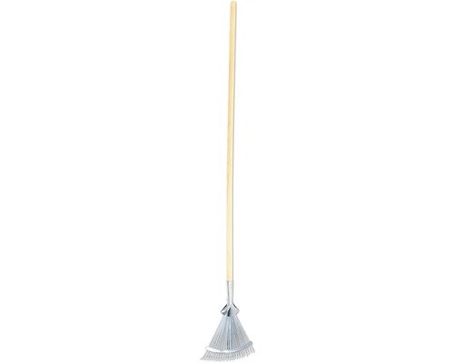 Fächerbesen for_q 41 cm mit Holzstiel 130 cm