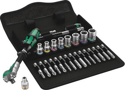 Wera 8100 SA 9 Zyklop Steckschlüsselsatz zöllig 1/4" 28teilig 05004019001