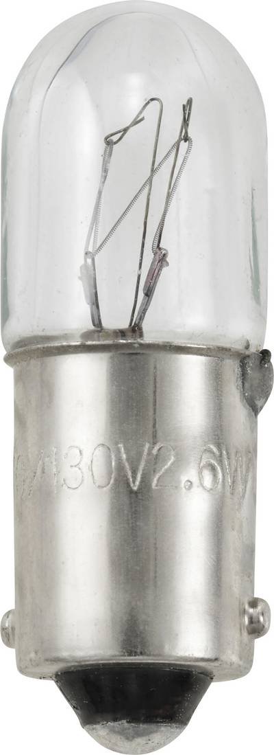 TRU COMPONENTS TC-12842728 Miniatur Glühlampe 130 V 2.6 W BA9s Warmweiß 1 St.