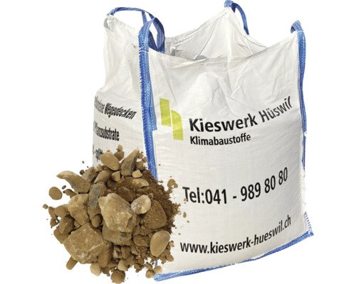 Big Bag Schotter ungebundene Gemische 0-45 mm gebrochen OC85 950 kg = 0,5 cbm