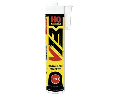 HG Power Glue Montagekleber und Dichtstoff, Kartusche 420 g