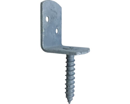 Flechtzaunhalter L-Form 38x30x32 mm Stahl feuerverzinkt 1 Stück