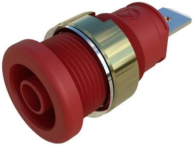 SKS Hirschmann SEB 2620 F6,3 Ni rot Sicherheits-Einbaubuchse Rot 1 St.