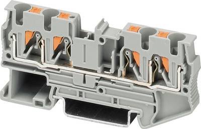 Phoenix Contact 3211797 Durchgangsklemme 6.2 mm Schnellanschluss Grau 1 St.