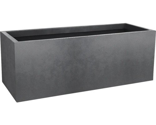 Blumenkasten EDA Basalt Up Kunststoff 79.5 cm x 29.5 cm x 29.5 cm anthrazit