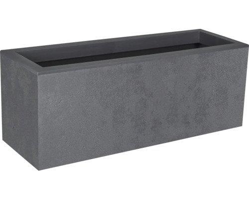 Blumenkasten EDA Basalt Up Kunststoff 59.5 cm x 19.5 cm x 22.8 cm anthrazit