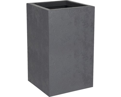 Pflanzvase EDA Basalt Up Kunststoff 29,5 cm x 29,5 cm x 49,5 cm anthrazit