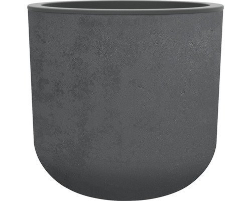 Pflanztopf EDA Basalt Up Kunststoff Ø 50 cm H 46.2 cm anthrazit