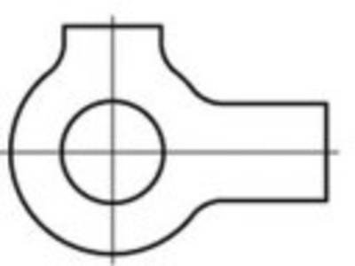 Unterlegscheibe Stahl galvanisch verzinkt 100 St. TOOLCRAFT TO-5381400