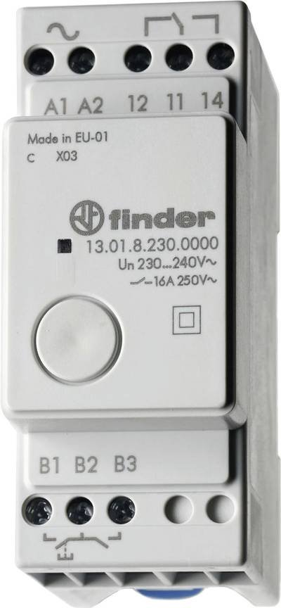Stromstoß-Schalter Hutschiene Finder 13.01.0.024.0000 1 Wechsler 24 V DC/AC 1 St.