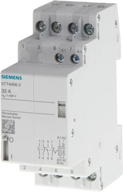 Fernschalter Hutschiene Siemens 5TT4456-2 2 Schließer, 2 Öffner 400 V 32 A 1 St.