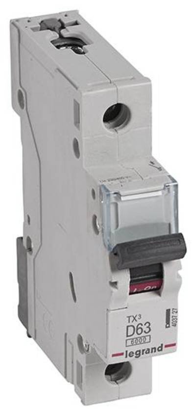 Legrand 403727 Legrand 403727 Leitungsschutzschalter 63 A 230 V/AC, 400 V/AC